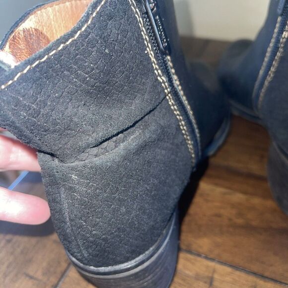 Pikolinos Womens Andorra Black Leather Bootie Boot Shoe 39 US 8.5 Comfort - Picture 6 of 10